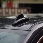 Carbon Fiber Shark Fin Shape Roof Antenna Cover Decor Trim for 2019-2026 Chevy Silverado