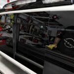 2016-2024 Nissan Titan Rear Window Gloss Black Trim Covers