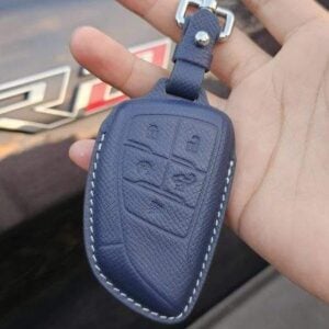 Premium Leather Key Fob Cover for 2022+ Silverado ZR2/Sierra