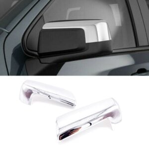 2019–2026 Silverado / Sierra Chrome Silver Mirror Cap Trim Covers