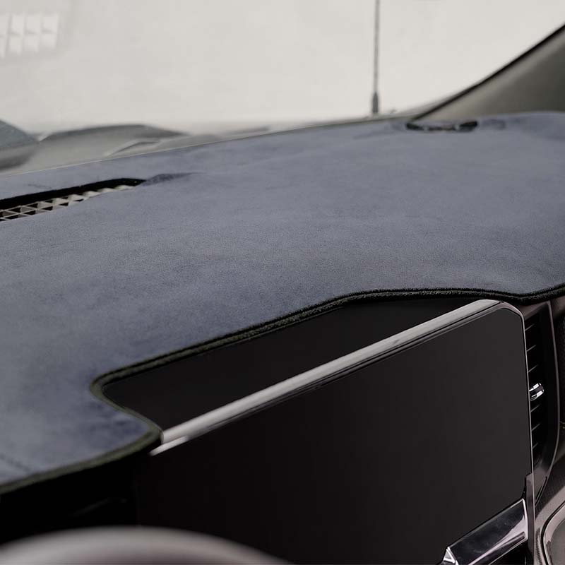 Dash Cover Mat for 2019-2026 Chevy Chevrolet Silverado, flannel Non-Slip Center Console Protector Mat (2) Dash Cover Mat for 2019 2026 Chevy Chevrolet Silverado flannel Non Slip Center Console Protector Mat 2