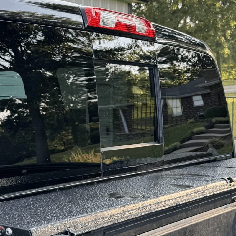 2014–2018 silverado sierra rear window trim stickers