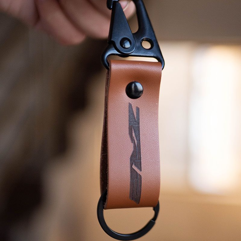 Genuine Full-Grain Leather Keychain – RTG-OFFROAD