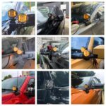 A Pillar Ditch Light Pod Light Brackets for Ford