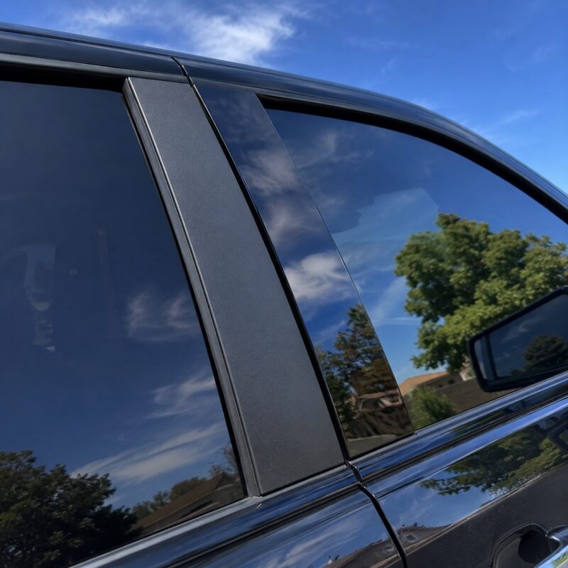 2014 2018 silverado sierra 1500 double cab b pillar trim covers